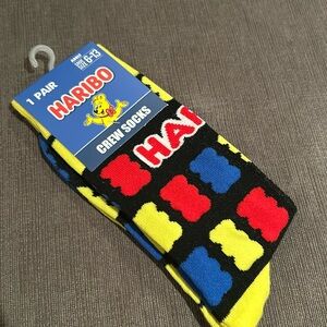 Haribo Adult Crew socks shoe size 6-13 NWT